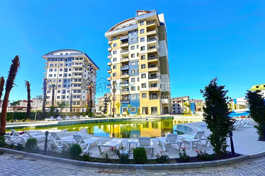 Квартира 1+1 с чистовой отделкой и видом на горы – Алания, район Авсаллар 3 