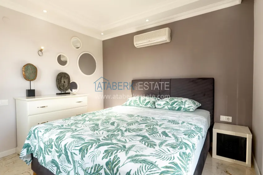 Приобрести Меблированная вилла 3+1 в Алании, с эффектным панорамным видом – горный район Тепе 20 