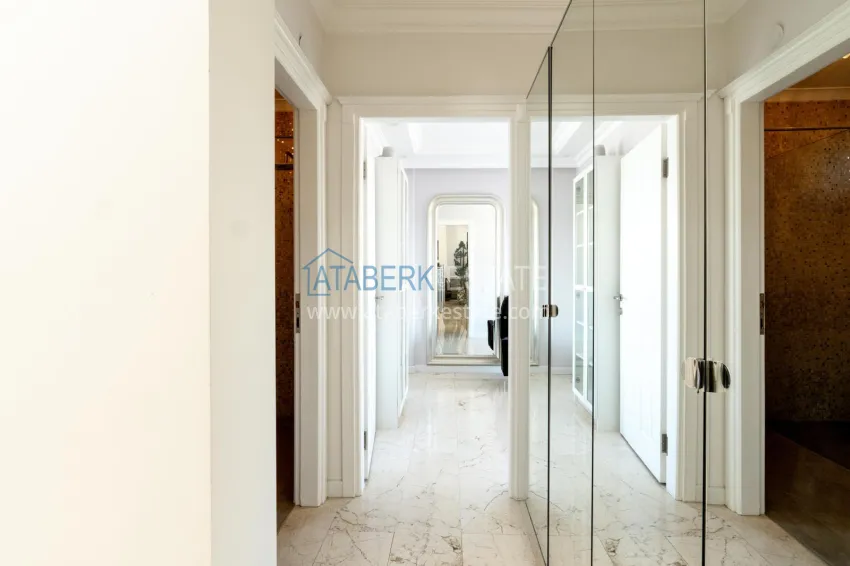 Приобрести Меблированная вилла 3+1 в Алании, с эффектным панорамным видом – горный район Тепе 28 