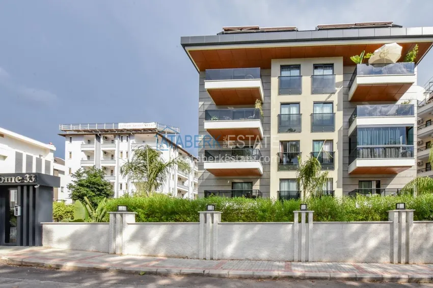 Краткосрочная аренда квартиры 2+1 в уютном комплексе – центр Алании, рядом с пляжем Клеопатра 2 