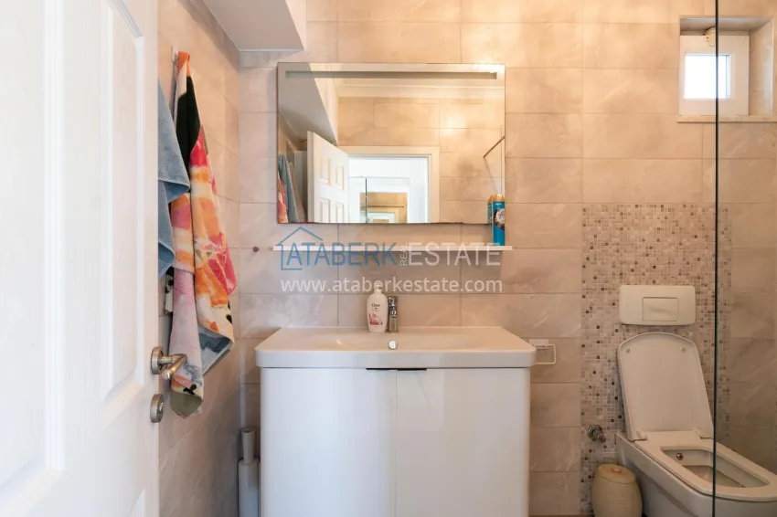 Приобрести Меблированная вилла 3+1 в Алании, с эффектным панорамным видом – горный район Тепе 32 