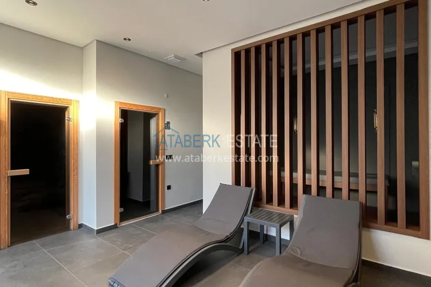 Квартира 1+1 в Алании, район Оба, в комплексе комфорт класса 33