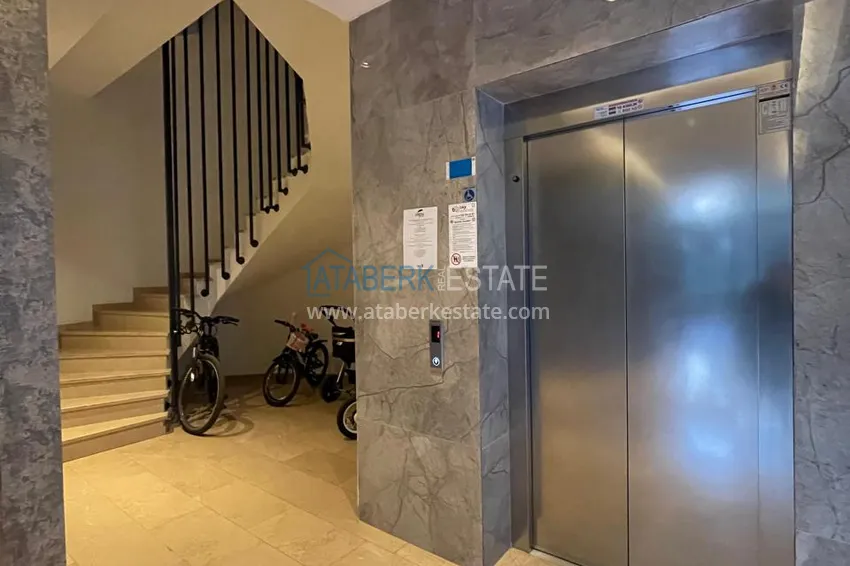 Квартира 1+1 в Алании, район Оба, в комплексе комфорт класса 34