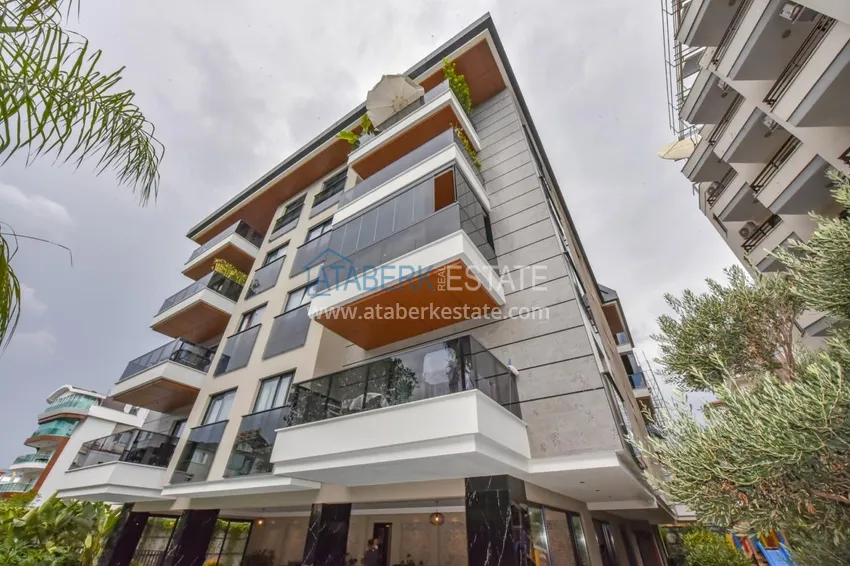 Краткосрочная аренда квартиры 2+1 в уютном комплексе – центр Алании, рядом с пляжем Клеопатра 3 