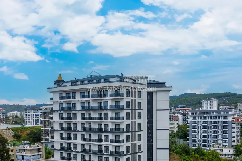 Новая квартира 2+1 с панорамным видом на море и горы - Алания, Авсаллар 4 