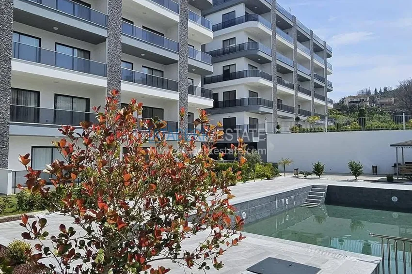 Стильная квартира с новой мебелью в современном комплексе – Алания, район Каргыджак 4