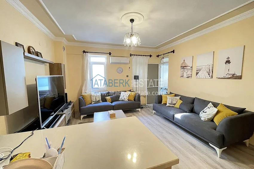 Приобрести Квартира с мебелью и застекленным балконом в районе Махмутлар - всего в 230 метрах от моря 5 