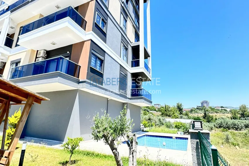 Квартира 1+1 с чистовой отделкой в уютном комплексе – Алания, район Авсаллар 4 