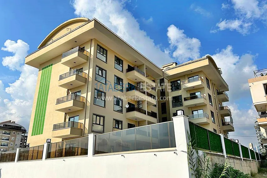 Двухкомнатная квартира в новом комплексе, район Паяллар, Алания 5