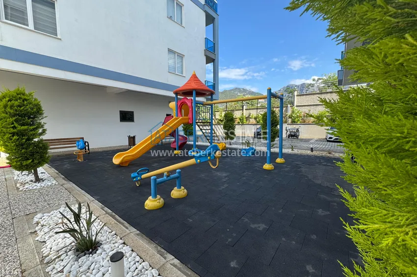 Дуплекс 2+1 с мебелью и видом на горы в молодом современном комплексе, район Оба – Алания 8 