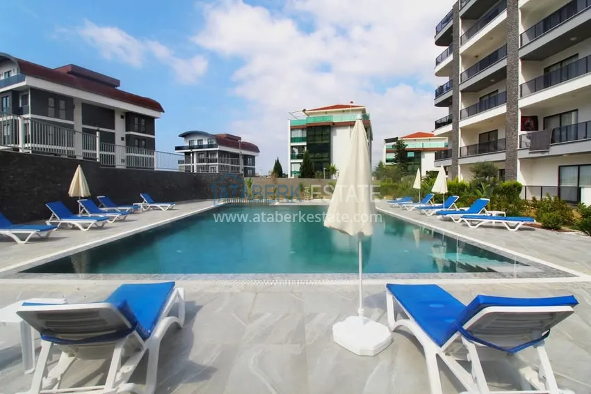 Стильная квартира с новой мебелью в современном комплексе – Алания, район Каргыджак 5