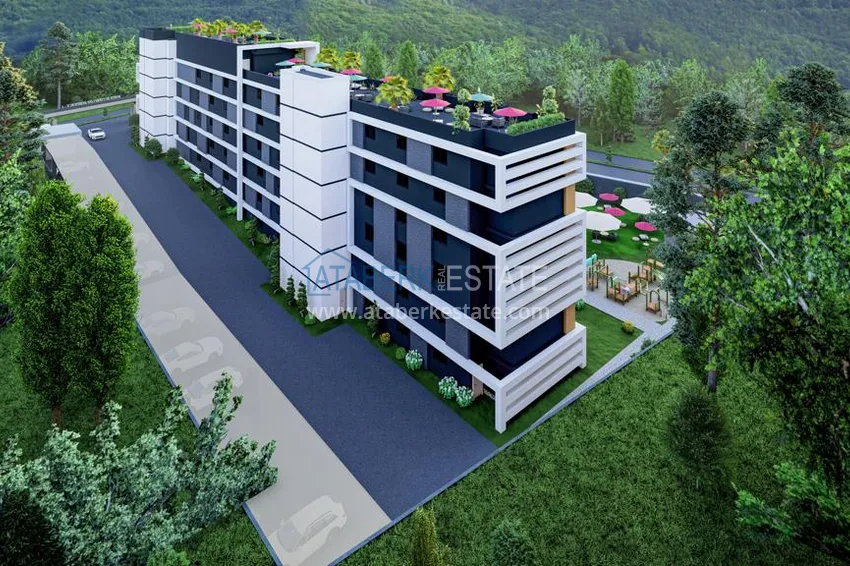 Квартира 1+1 в комплексе с отельной концепцией – Анталья, район Алтынташ 6 