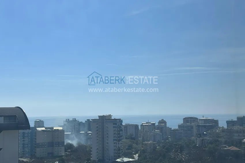 Приобрести Квартира 2+1 с мебелью и видом на море и горы в роскошном комплексе – Алания, район Махмутлар 7 