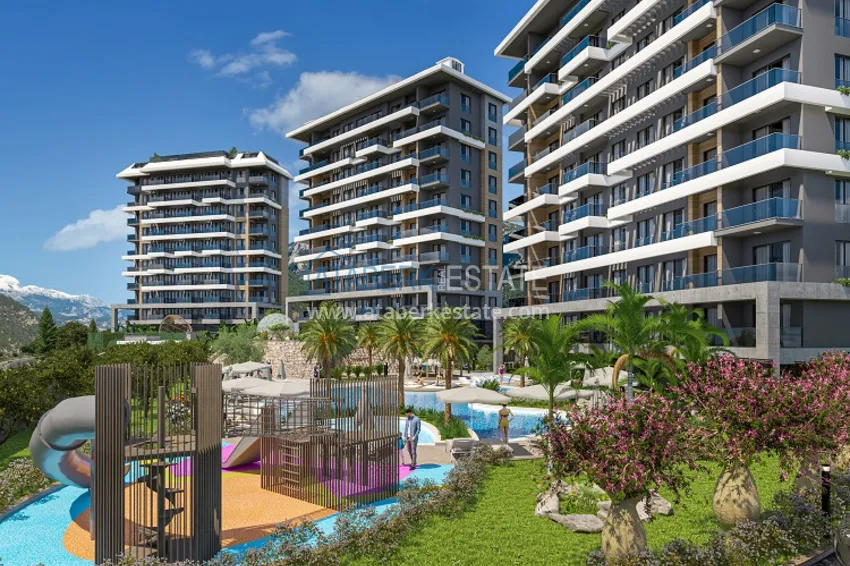 Квартира 1+1 от инвестора в строящемся комплексе – Алания, район Кестель 8 