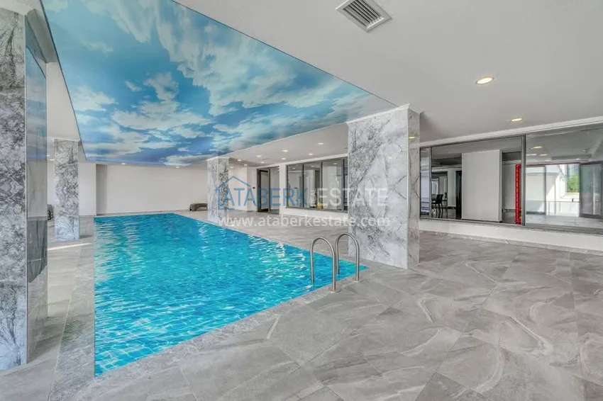 Стильная квартира с новой мебелью в современном комплексе – Алания, район Каргыджак 8