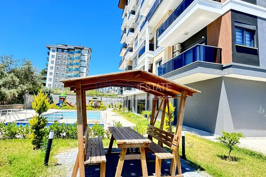 Квартира 1+1 с чистовой отделкой в уютном комплексе – Алания, район Авсаллар 8 