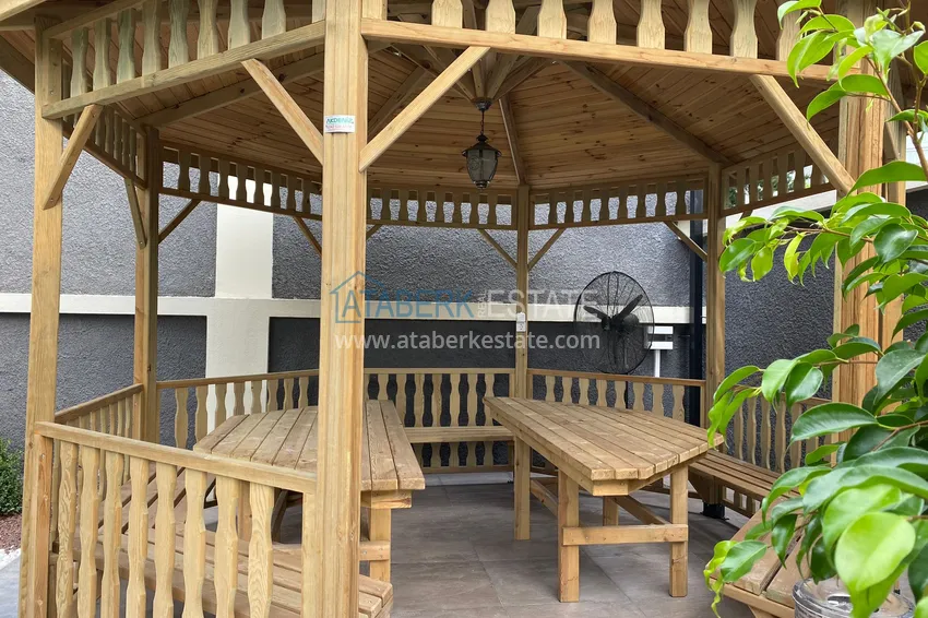 Квартира 1+1 под ключ в современном комплексе – район Авсаллар, Алания, 400 метров от моря 8