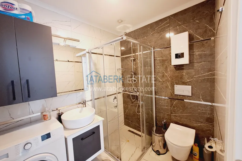 Приобрести Квартира 1+1 под ключ в современном комплексе – район Авсаллар, Алания, 400 метров от моря 8