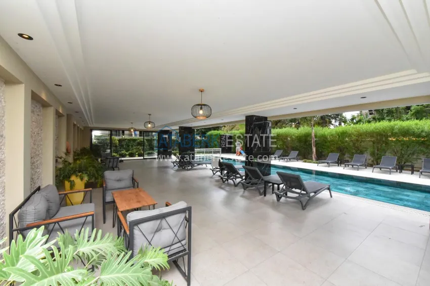 Краткосрочная аренда квартиры 2+1 в уютном комплексе – центр Алании, рядом с пляжем Клеопатра 9 