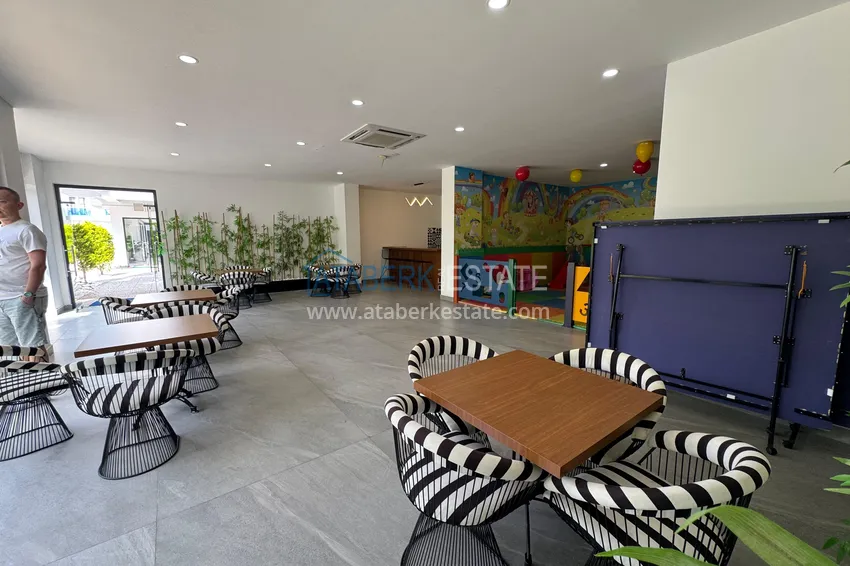 Дуплекс 2+1 с мебелью и видом на горы в молодом современном комплексе, район Оба – Алания 12 