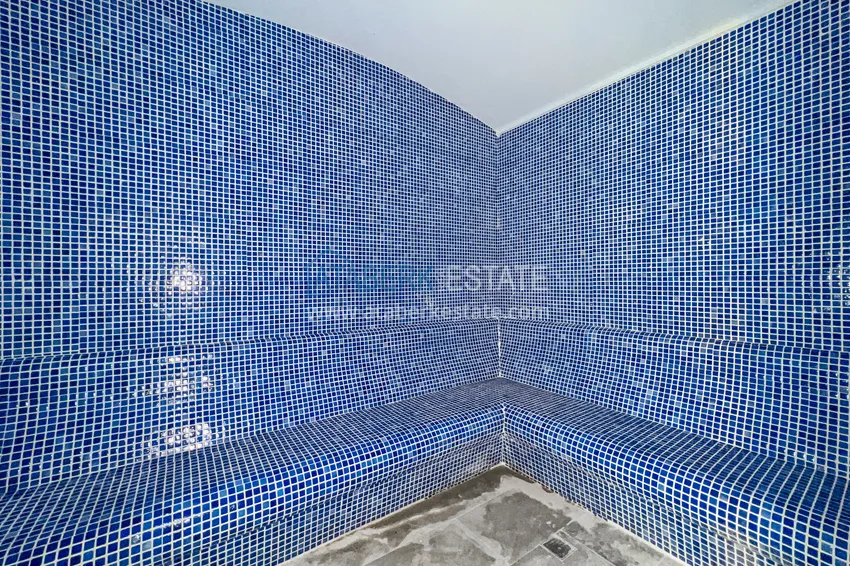 Уютная квартира 1+1 с мебелью, застекленным балконом и видом на горы — Махмутлар, Алания 11 