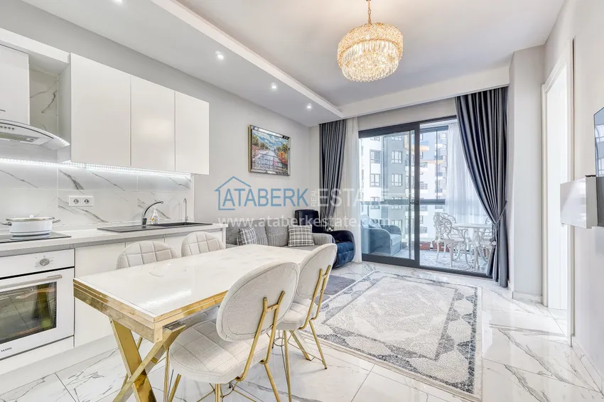 Приобрести Уютная квартира 1+1 с мебелью, застекленным балконом и видом на горы — Махмутлар, Алания 2 