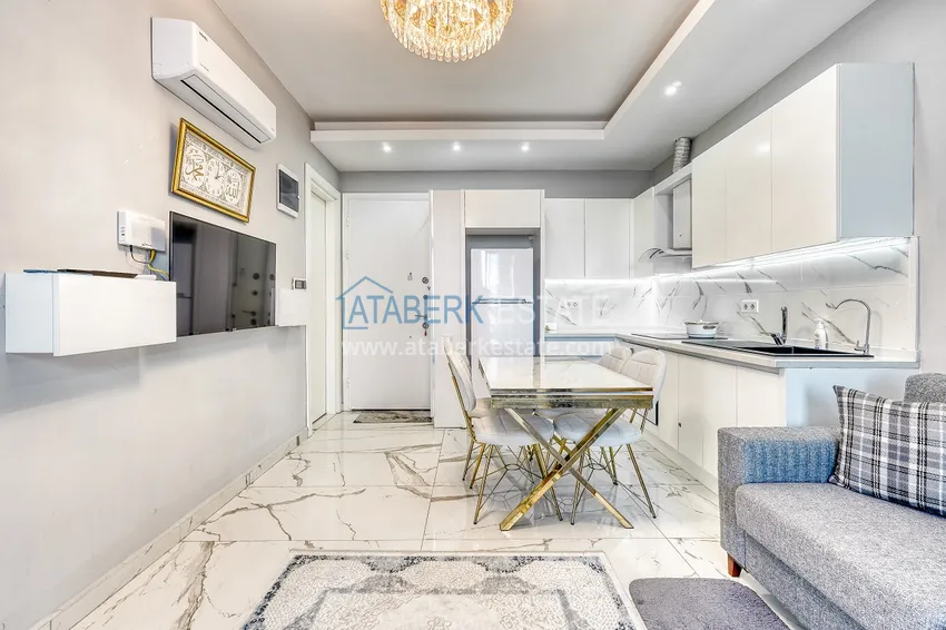 Приобрести Уютная квартира 1+1 с мебелью, застекленным балконом и видом на горы — Махмутлар, Алания 4 