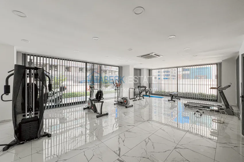 Уютная квартира 1+1 с мебелью, застекленным балконом и видом на горы — Махмутлар, Алания 8 