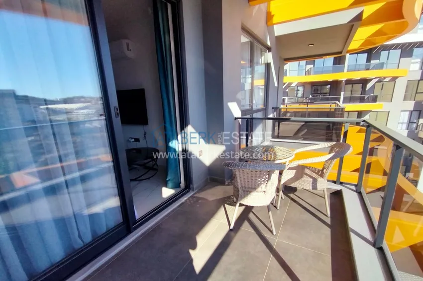 Приобрести Аренда квартиры 1+1 в Алании, Авсаллар - комфорт, вдохновлённый атмосферой курорта A32 14 