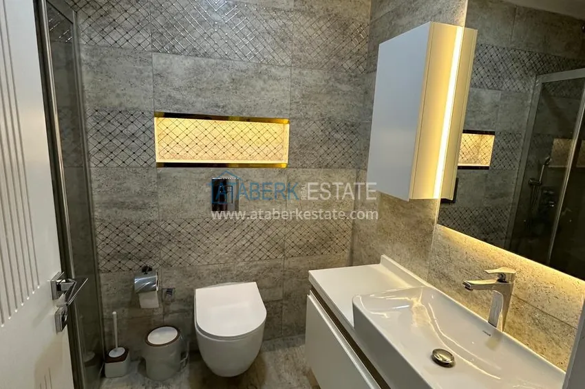 Приобрести Двухкомнатная квартира в центре Алании с мебелью — подходит для ВНЖ и отдыха у моря 5 