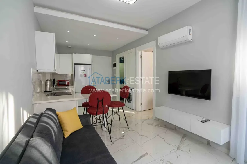 Приобрести Для аренды - двухкомнатная квартира с мебелью, в центре Алании рядом с пляжем №23 11 