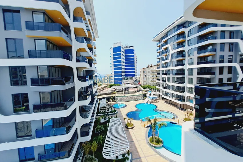 Приобрести Первичная недвижимость - квартира 2+1 в комплексе премиум-класса, Алания район Тосмур 18 