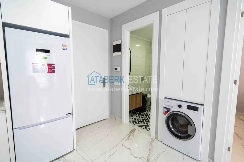 Приобрести Для аренды - двухкомнатная квартира с мебелью, в центре Алании рядом с пляжем №23 1 