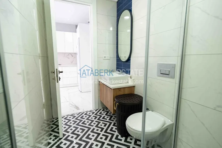 Приобрести Для аренды - двухкомнатная квартира с мебелью, в центре Алании рядом с пляжем №23 22 