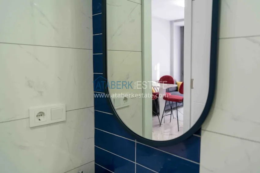 Приобрести Для аренды - двухкомнатная квартира с мебелью, в центре Алании рядом с пляжем №23 24 