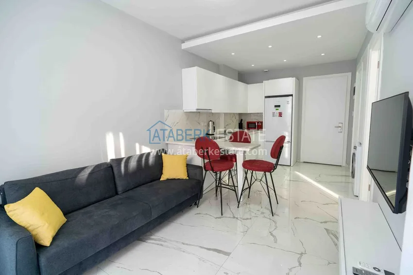 Приобрести Для аренды - двухкомнатная квартира с мебелью, в центре Алании рядом с пляжем №23 3 