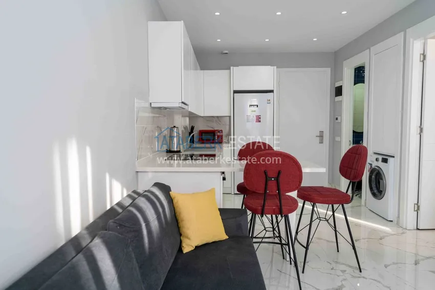 Приобрести Для аренды - двухкомнатная квартира с мебелью, в центре Алании рядом с пляжем №23 4 