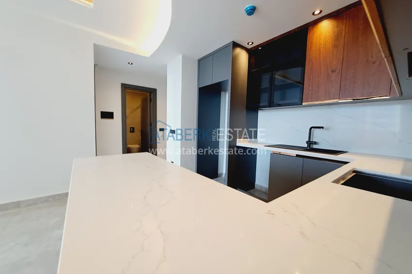 Приобрести Квартира 1+1 от собственника  с частичным видом на море в элитном комплексе – Тосмур, Алания 4 