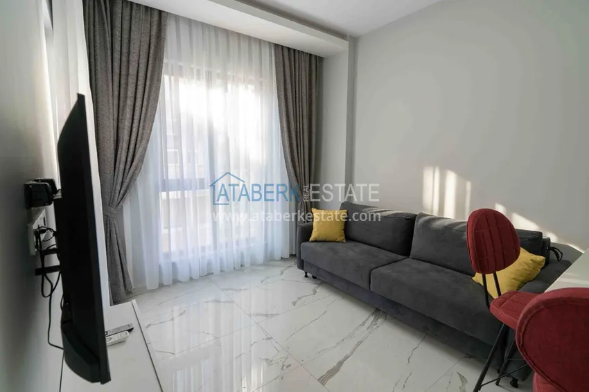 Приобрести Для аренды - двухкомнатная квартира с мебелью, в центре Алании рядом с пляжем №23 7 