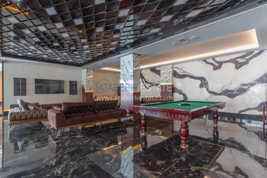 Стильная квартира 2+1 с мебелью в Махмутларе - престижный комплекс с инфраструктурой 9 