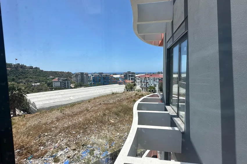 Приобрести Квартира 1+1 с видом на море в новом комплексе - Алания, район Демирташ 14 