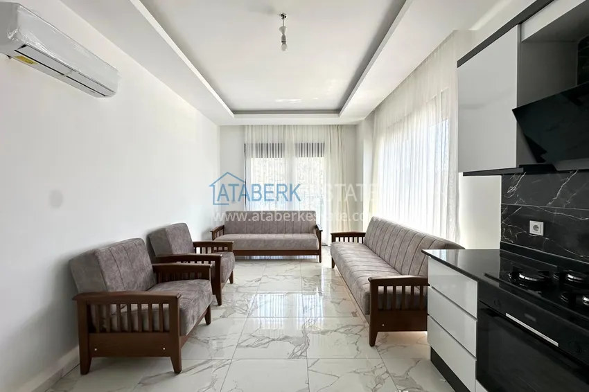 Приобрести Квартира 1+1 с мебелью в комплексе комфорт-класса – Демирташ, Алания 1 