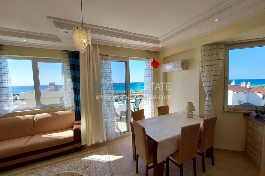 Приобрести Просторная видовая квартира 1+1 с мебелью, видом на море и террасой — Демирташ, Алания 2 