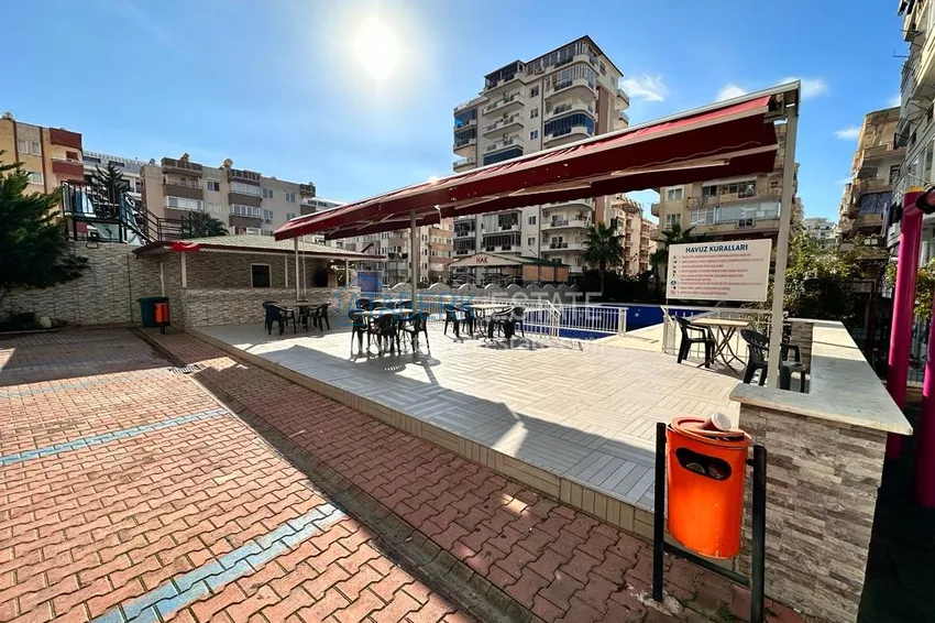 Городская квартира 2+1 с мебелью и двумя балконами — Махмутлар, Алания, 400 м до моря 4 