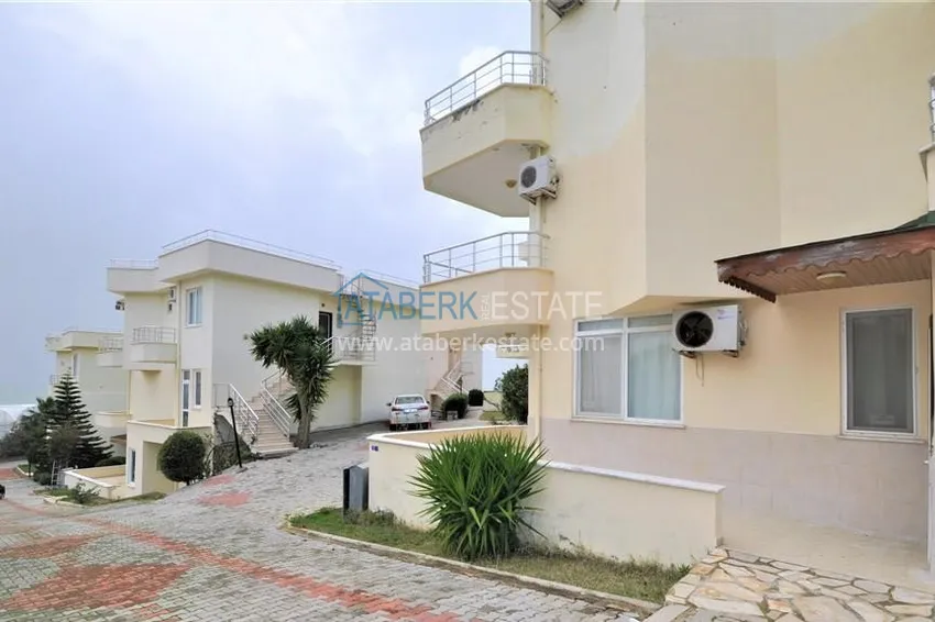 Просторная видовая квартира 1+1 с мебелью, видом на море и террасой — Демирташ, Алания 8 