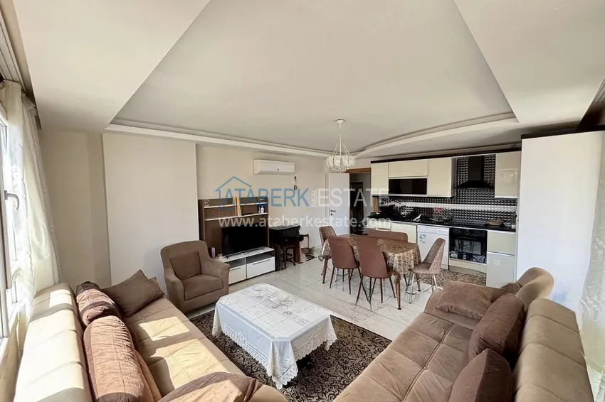 Приобрести Городская квартира 2+1 с мебелью и двумя балконами — Махмутлар, Алания, 400 м до моря 6 