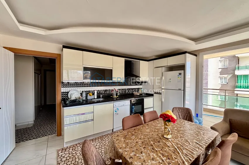 Приобрести Городская квартира 2+1 с мебелью и двумя балконами — Махмутлар, Алания, 400 м до моря 8 