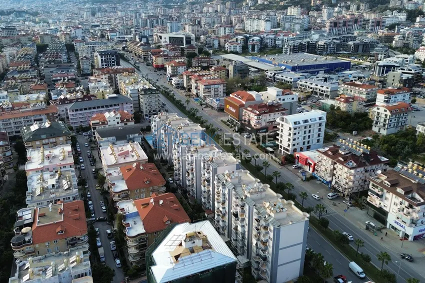 Квартира 2+1 с мебелью и видом на горы в комплексе городского типа – район Оба, Алания 2