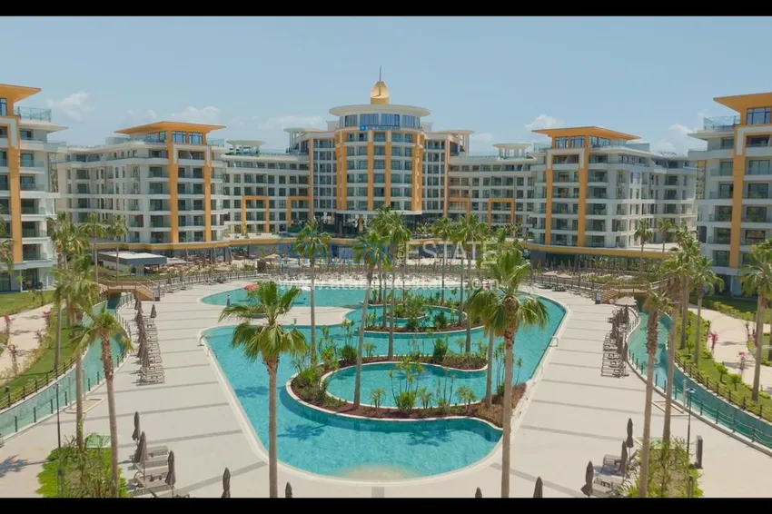 Квартира у моря в пятизвёздочном комплекс-отеле - Алания, район Тюрклер 12 