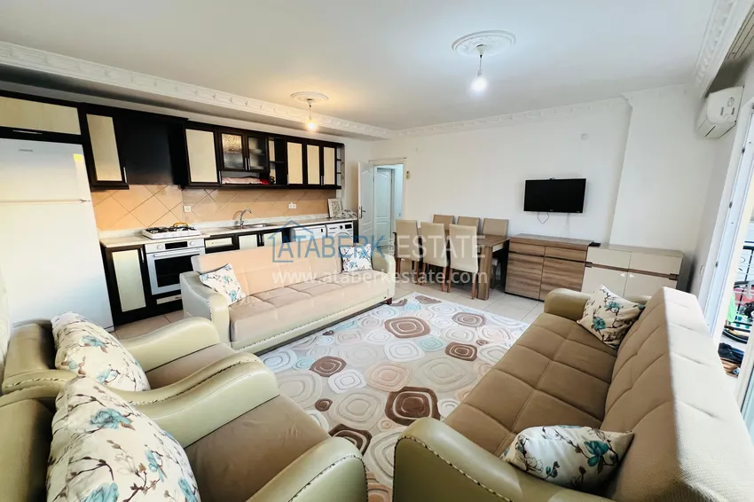 Меблированная квартира 2+1 на верхнем этаже в районе Тосмур - Подходит под ВНЖ и гражданство 2 